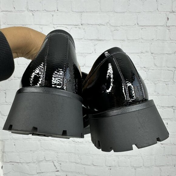 Nine West‎ Women’s Black Garren Link Accent Lug Sole Casual Loafers US 9.5 - Picture 9 of 16